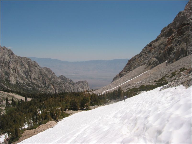 2005-07-03 Williamson (13) Patch of snow above Anvil camp